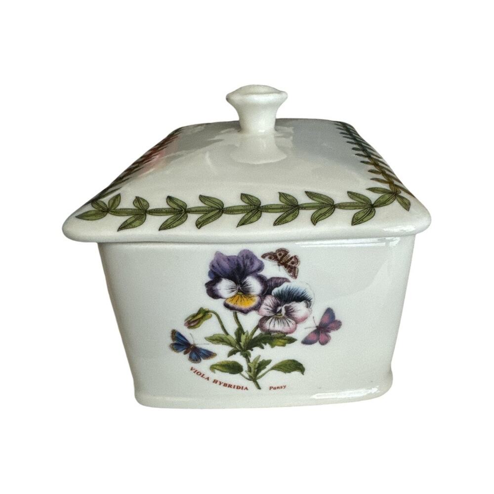 Portmeirion Susan Williams Porcelain Rectangular Lidded Trinket Box - Picture 2 of 10